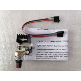 TDA7377 stereo amfi devresi